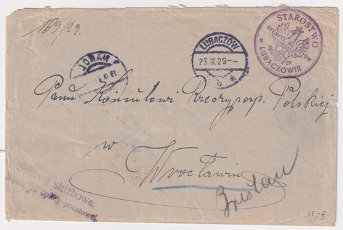 Polonia lettera senza - , marchio