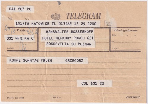 Polonia telegram katowice - polonia,