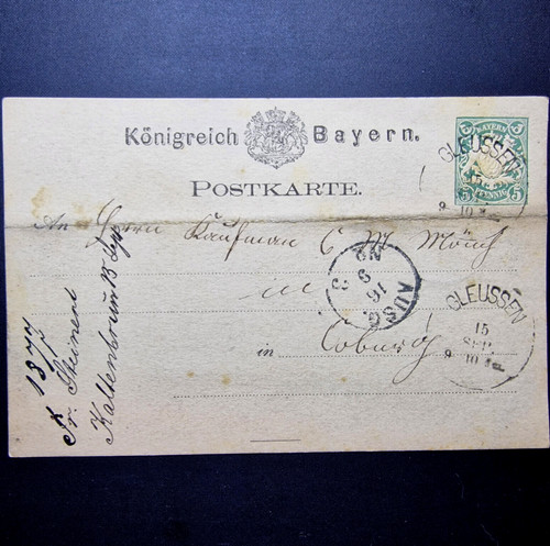 Germania 1877 cartolina - 1877,