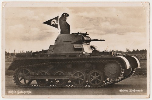 Wwii german tank rppc our - rppc,