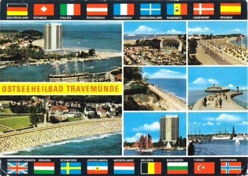 Cartolina travemünde otto - cartolina,, travemünde,