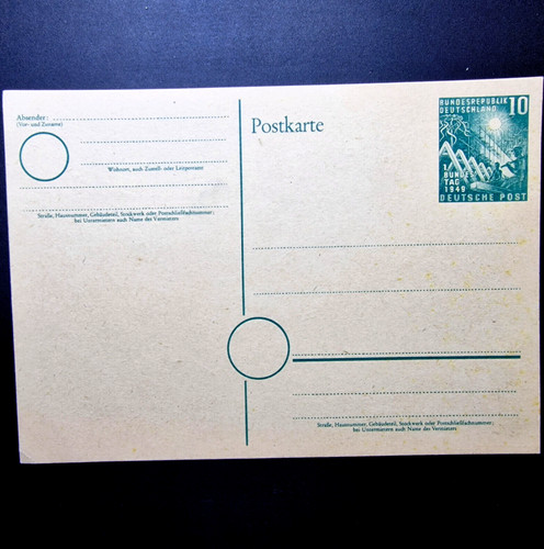 Germania 1947 cartolina - germania,